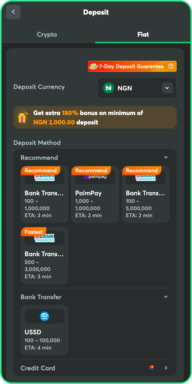 Activate the Bonus and start playing with your BC Game Bonus.