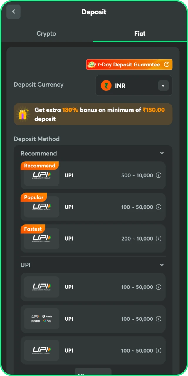 Activate the Bonus and start playing with your BC Game Bonus.