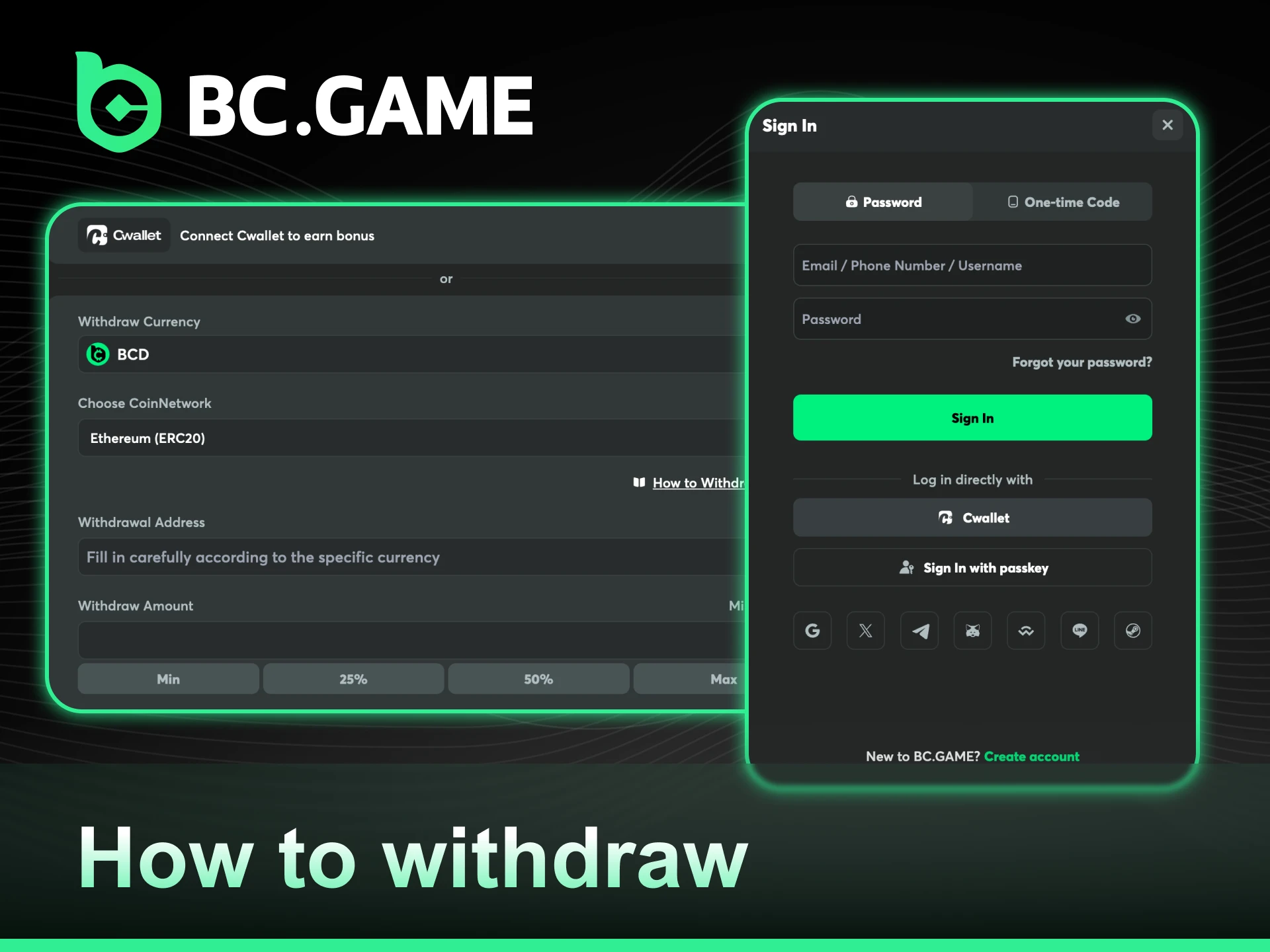 Learn how to withdraw your BC Game bonus winnings in India.