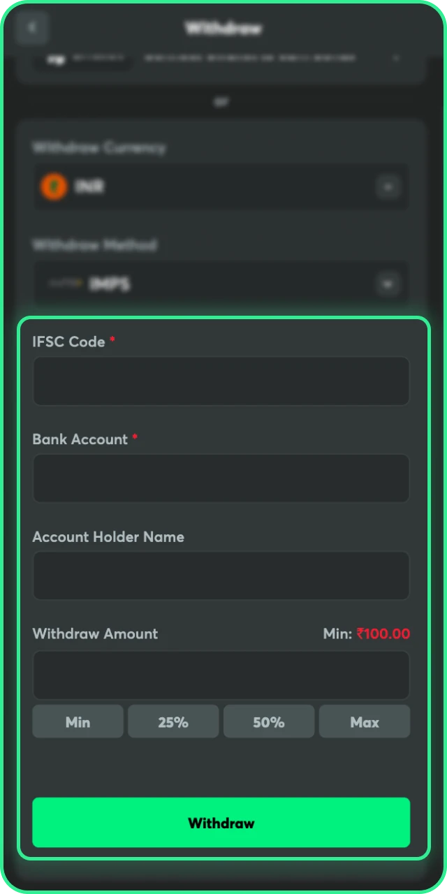 Make a Withdrawal to complete your official BC Game withdrawal transaction.